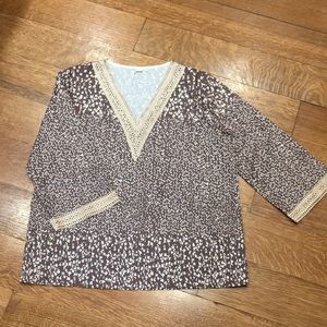 V Neck Blouse size XL